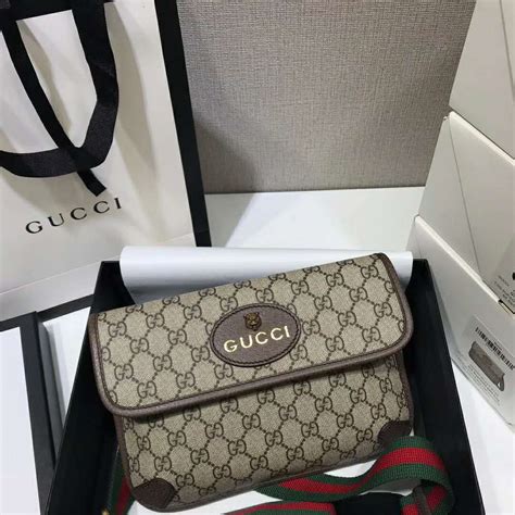 gucci belt bagbeige|Gucci bum bags men's.